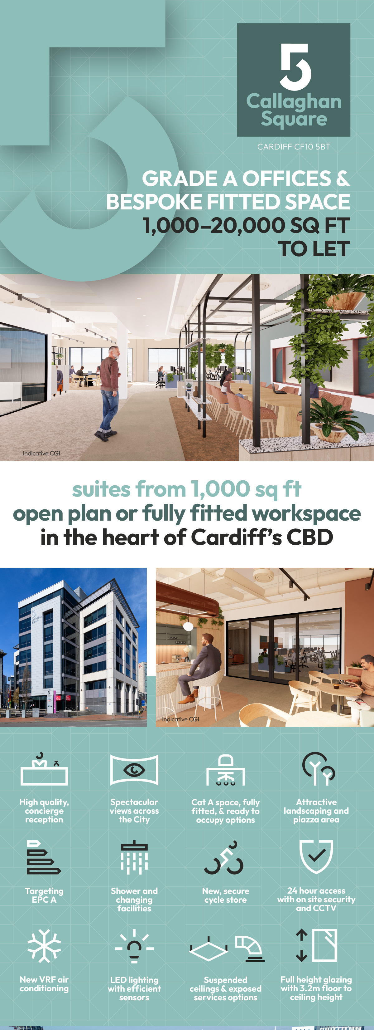 If you can't see the information about 5 Callaghan Square please allow the download of images within your email app.