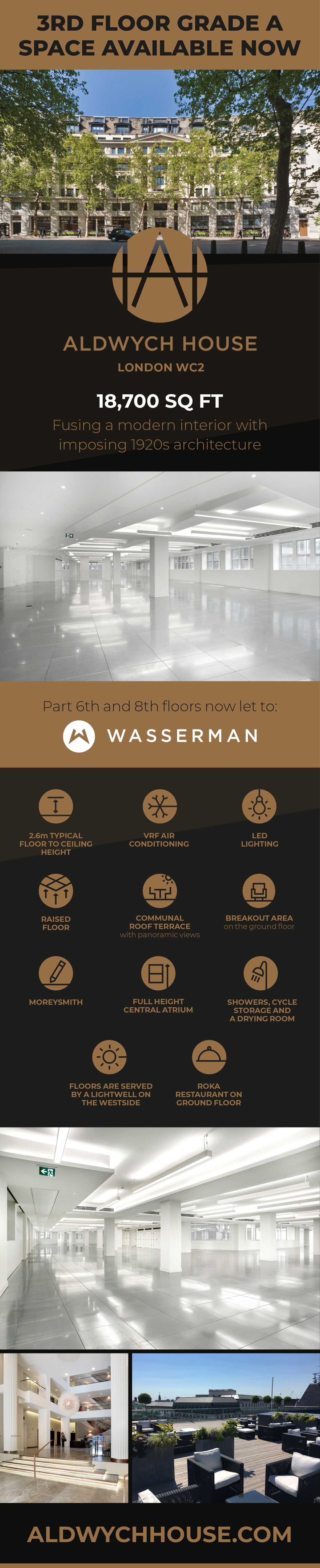 If you can't see the information about Aldwych House please allow the download of images within your email app.